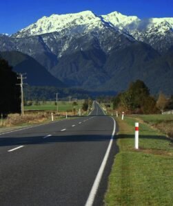 new zealand, mountains, nature, landscape, snow, beautiful, scenic, road, highway, sky, summer, spring, new zealand, new zealand, new zealand, new zealand, new zealand, highway